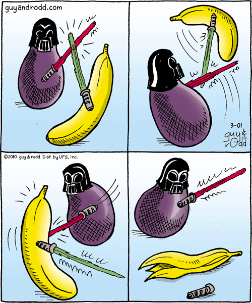 Карикатура Звездные войны