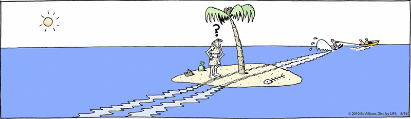 Карикатура Остров