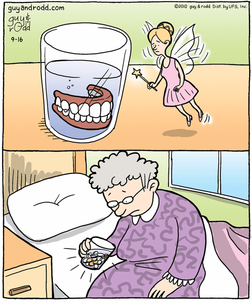 Карикатура Зубная фея