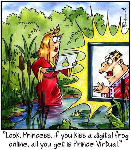Карикатура Виртуальный принц