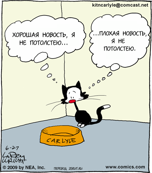 Карикатура Вынужденная диета