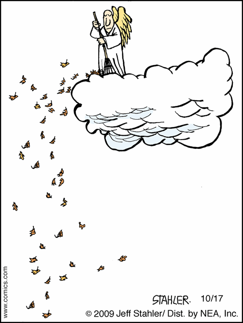 Карикатура Осень