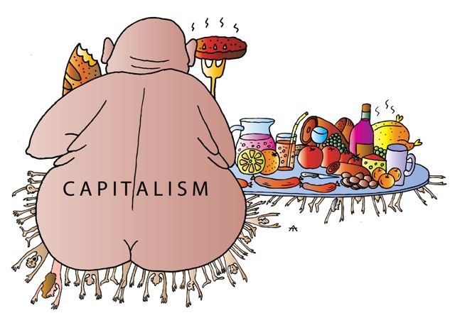 Карикатура Капитализм