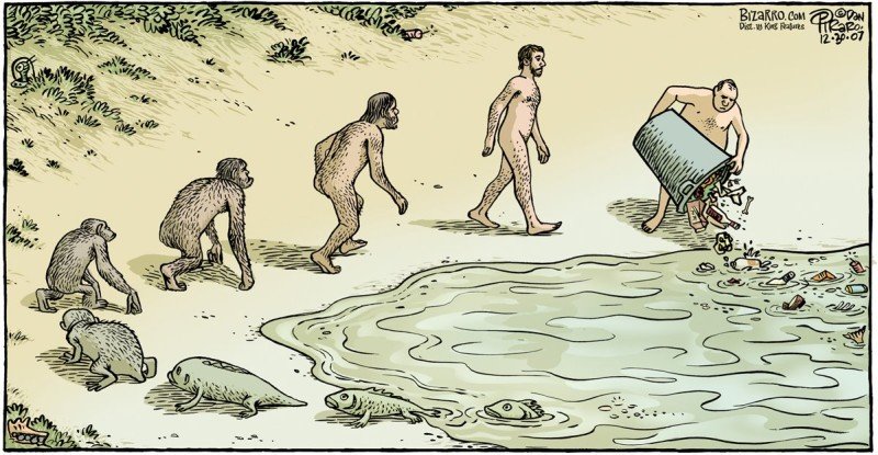 Карикатура Эволюция