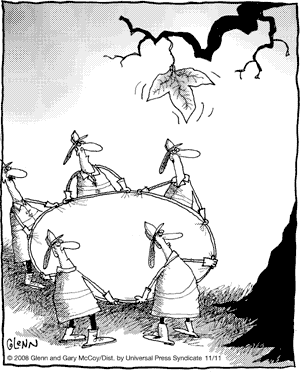 Карикатура Осенняя тема
